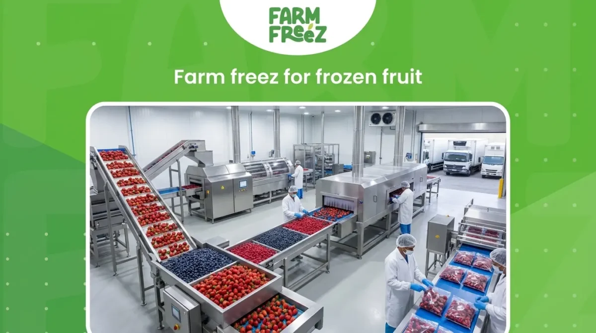 Farm freez for frozen fruit