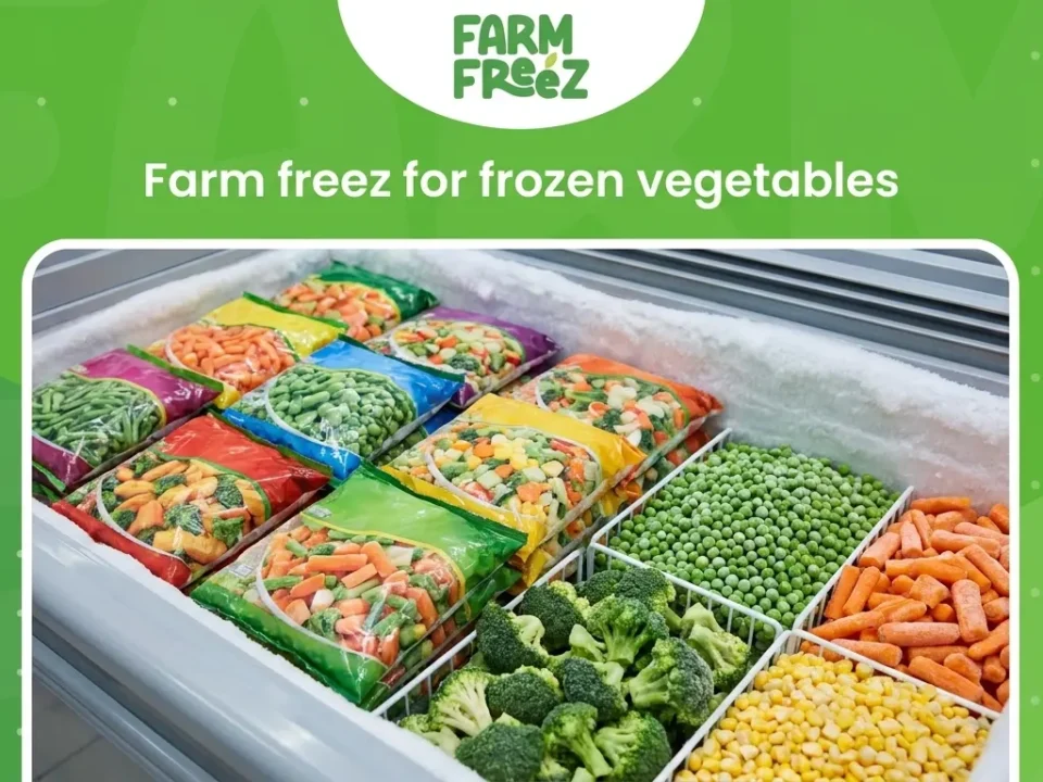 Farm freez for frozen vegetables